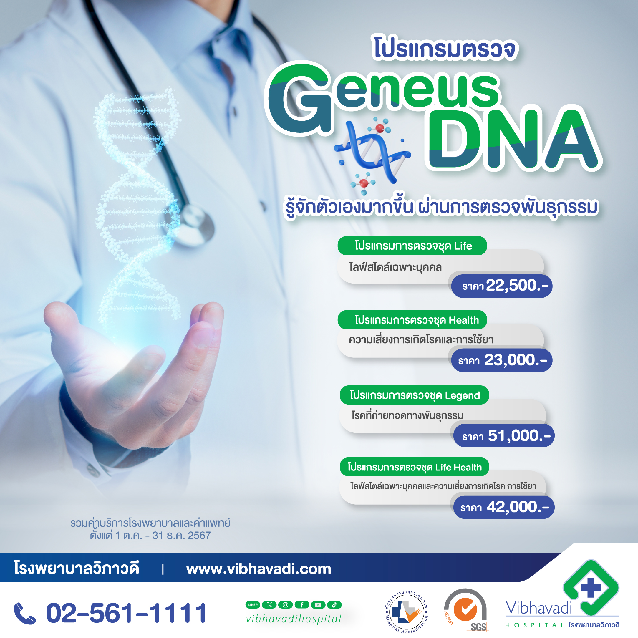 โปรแกรมตรวจ Geneus DNA รู้จักตัวเองมากขึ้น ผ่านการตรวจพันธุกรรม